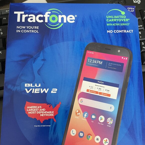 Tracfone Blue View 2 - Picture 1 of 5